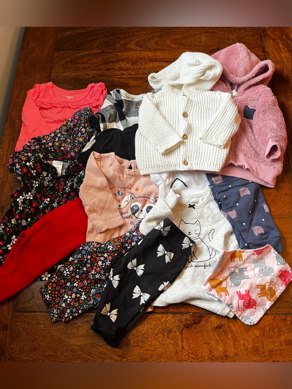 Lot of Baby Girl Clothes 3 Months (Mostly Carter’s)
